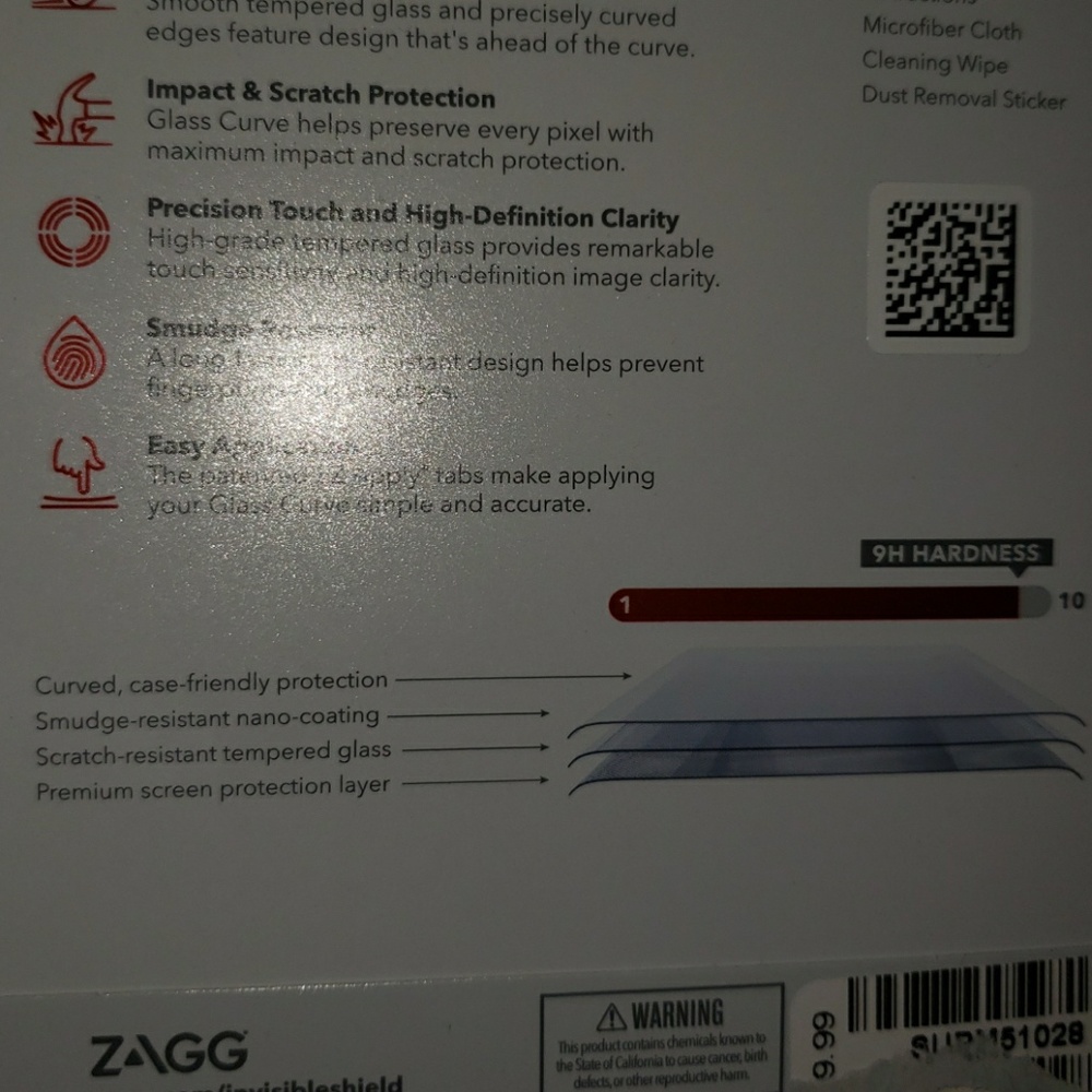 NEW Invisible Shield G B ƁPlass Curve Screen Protector GALAZY Note 9 - Picture 4 of 4
